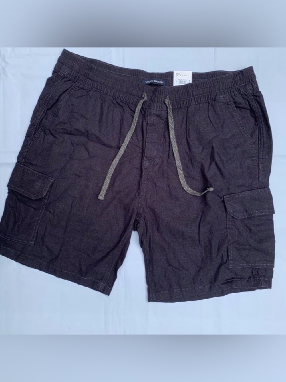Lucky Brand Men 9”Inseam Linen Shorts